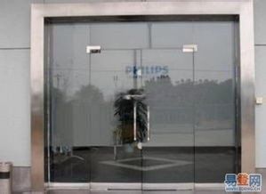 无框玻璃门图片，现代建筑的优雅与实用