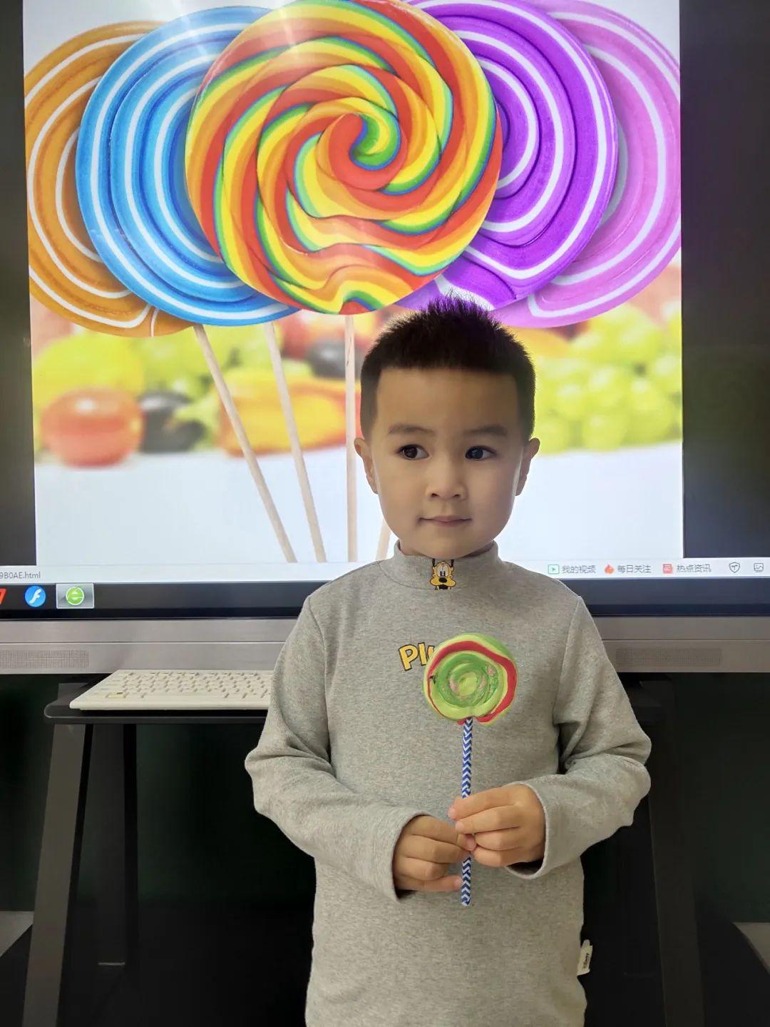 小班美术课程，探索棒棒糖的彩色世界